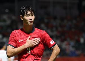韩国U23力争亚运四连霸，全力抗衡中国U23，锋线全外籍阵容，三战狂轰十球争取免服兵役